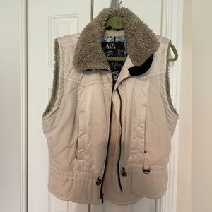 Nils Skywear Vest Size 8 Women's Sleeveless Full Zip Sherpa lined